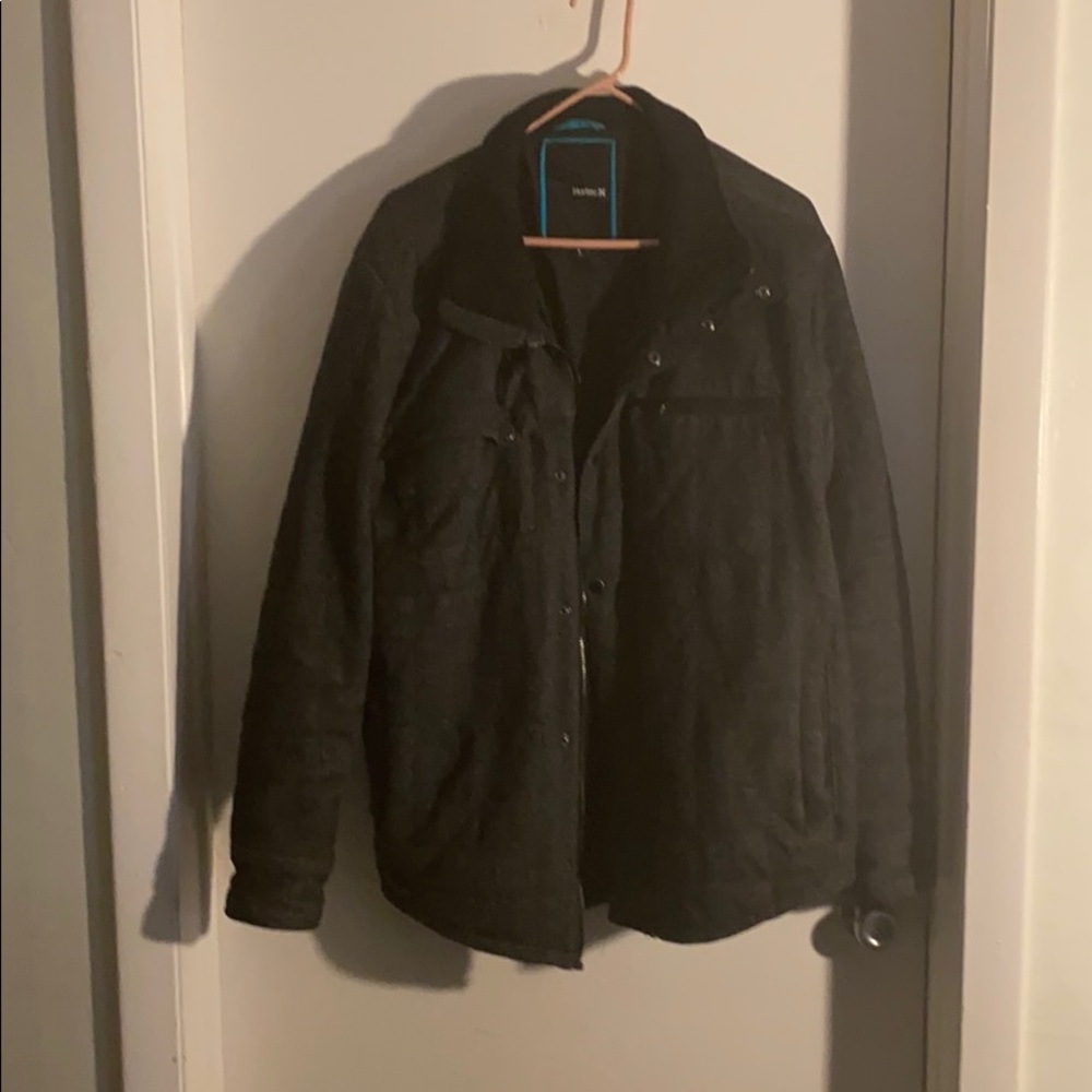 Mens blue hurley jacket Large
